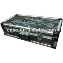 Aluminum gun case,aluminum frame gun case,camouflage cloth surface gun case